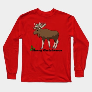 Merry Christmoose Long Sleeve T-Shirt